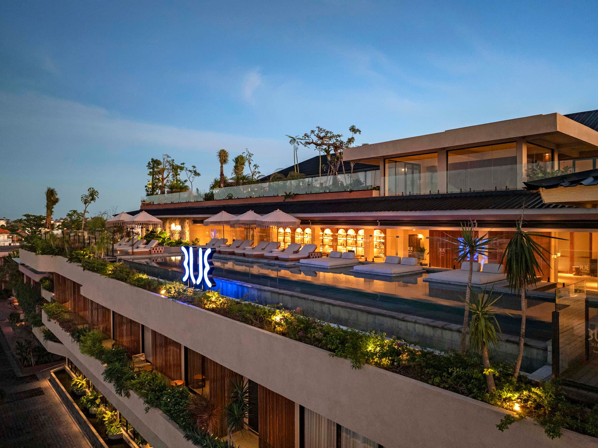 Infinity pool overlooking the ocean at TUI Blue Berawa